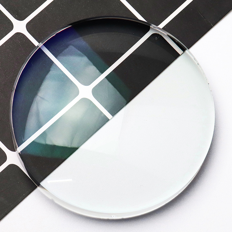 1.56 عدسة رؤية واحدة ذات كتلة زرقاء شبه نهائية