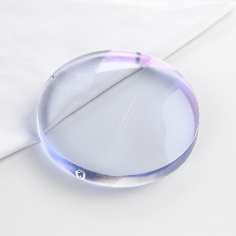 عدسة رؤية واحدة بلوك أزرق نصف نهائية 1.60