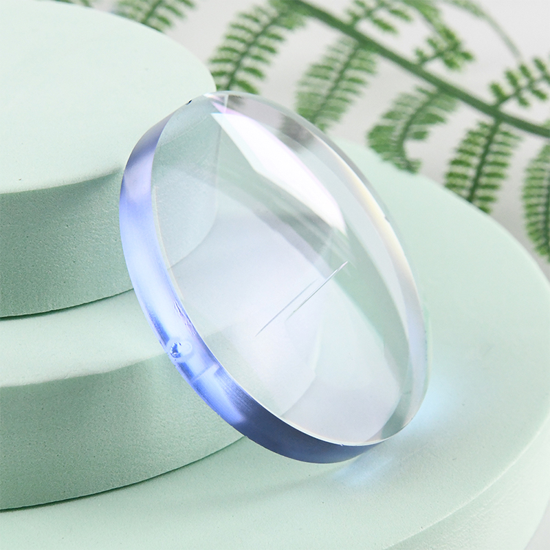 عدسة رؤية واحدة بلوك أزرق نصف نهائية 1.60